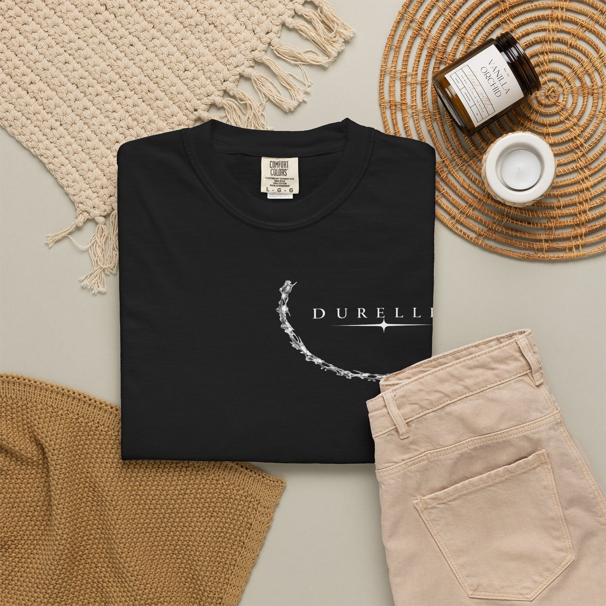 Durelle Gothic Smoke Graphic T-Shirt